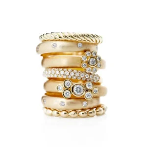 Alexandria ring, aflang roset*P. Hertz Discount