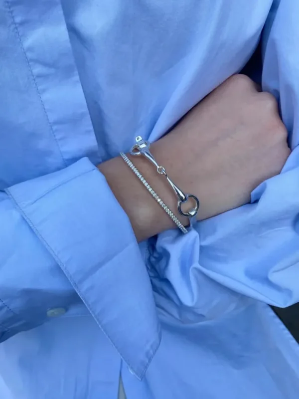 Bidsel armbånd, sølv*P. Hertz Discount
