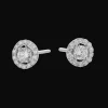Diamant krans til solitaire ørestikker*P. Hertz Fashion