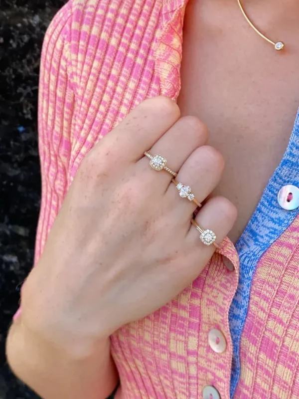 Kvadratisk roset ring*P. Hertz Clearance