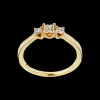 Tre-stens ring*P. Hertz Fashion