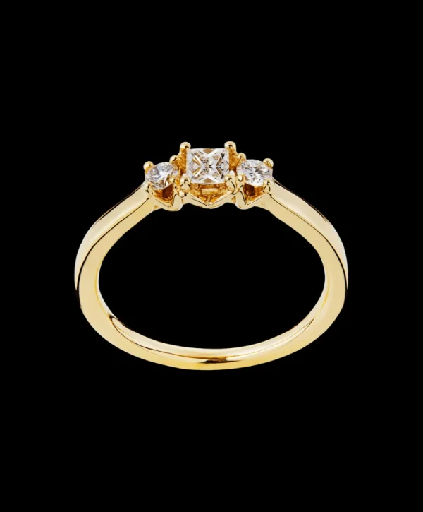 Tre-stens ring*P. Hertz Fashion