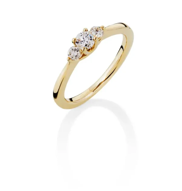Tre-stens ring*P. Hertz Sale