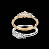 Tre-stens ring*P. Hertz Sale